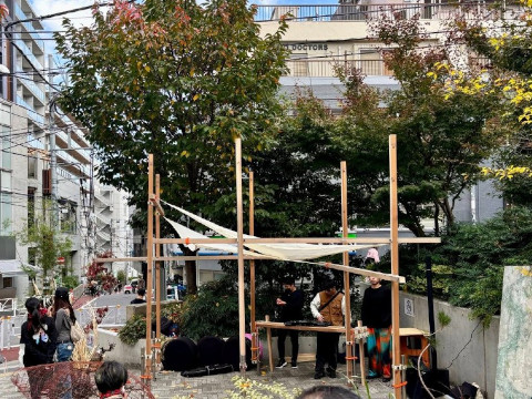 建物外装としてのつな木材